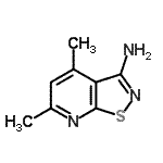 CAS 登录号：56891-66-8， 4,6-二甲基[1,2]噻唑并[5,4-b]吡啶-3-胺