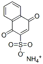 CAS 登录号：5690-16-4， 1,4-二氧代萘-2-磺酸铵