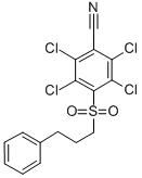 CAS 登录号:56916-63-3, 4-(3-苯基丙基磺酰基)-2,3,5,6-四氯苯甲腈