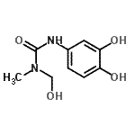 CAS 登录号：569345-95-5， 3-(3,4-二羟基苯基)-1-(羟基甲基)-1-甲基脲