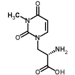 CAS 登录号:569371-09-1, 3-(3-甲基-2,4-二氧代-3,4-二氢-1(2H)-嘧啶基)-L-丙氨酸