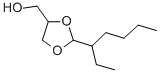 CAS 登录号：5694-85-9， 2-(1-乙基戊基)-1,3-二氧戊环-4-甲醇