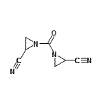 CAS 登录号：57011-84-4， 1,1'-羰基二(2-氮丙啶甲腈)