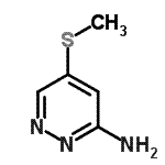 CAS 登录号：57036-82-5， 5-(甲硫基)-3-哒嗪胺