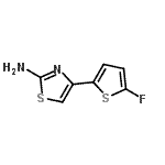 CAS 登录号：570407-12-4， 4-(5-氟-2-噻吩基)-1,3-噻唑-2-胺