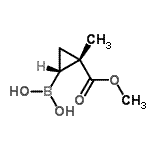 CAS 登录号：570431-58-2， [(1R,2S)-2-(甲氧羰基)-2-甲基环丙基]硼酸