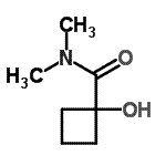 CAS 登录号：57056-83-4， 1-羟基-N,N-二甲基环丁烷甲酰胺