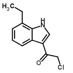 CAS 登录号：571153-20-3， 2-氯-1-(7-乙基-1H-吲哚-3-基)乙酮