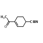 CAS 登录号：57120-21-5， 4-乙酰基-3-环己烯-1-甲腈