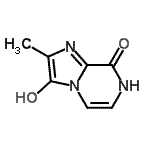 CAS 登录号：572910-67-9， 3-羟基-2-甲基咪唑并[1,2-a]吡嗪-8(7H)-酮