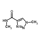 CAS 登录号：57362-85-3， N,1-二甲基-1H-1,2,3-三唑-4-甲酰胺