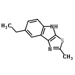 CAS 登录号：573951-04-9， 7-乙基-2-甲基-4H-[1,3]噻唑并[5,4-b]吲哚