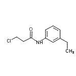 CAS 登录号：573997-99-6， 3-氯-N-(3-乙基苯基)丙酰胺