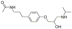 CAS 登录号：57494-84-5， N-[3-[4-[2-羟基-3-[(1-甲基乙基)氨基]丙氧基]苯基]丙基]乙酰胺
