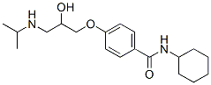 CAS 登录号：57494-87-8， N-环己基-4-[2-羟基-3-[(1-甲基乙基)氨基]丙氧基]苯甲酰胺
