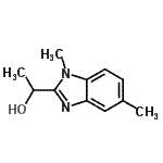 CAS 登录号：57527-90-9， 1-(1,5-二甲基-1H-苯并咪唑-2-基)乙醇
