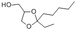 CAS 登录号：5754-25-6， 2-乙基-2-戊基-1,3-二氧戊环-4-甲醇