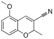 CAS#: 57543-76-7, 5-Methoxy-2-Methyl-2H-1-Benzopyran-3-Carbonitrile