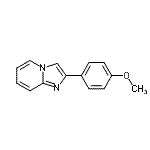 CAS 登录号：576081-98-6， 2-(4-甲氧基苯基)咪唑并[1,2-a]吡啶