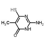 CAS 登录号：57613-17-9， 2-氨基-5-甲基-6-硫基-4(1H)-嘧啶酮