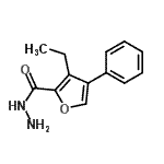 CAS 登录号：576169-70-5， 3-乙基-4-苯基-2-呋喃甲酰肼
