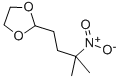 CAS 登录号：57620-56-1， 2-(3-甲基-3-硝基丁基)-1,3-二氧戊环