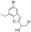 CAS 登录号:57704-13-9, 1-(5-溴-7-乙基-1-苯并呋喃-2-基)-2-氯乙醇