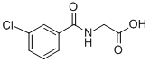 CAS#: 57728-59-3, (3-Chloro-Benzoylamino)-Acetic Acid