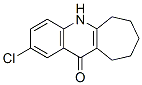 CAS 登录号：5778-57-4， 5,6,7,8,9,10-六氢-2-氯-11H-环庚并[b]喹啉-11-酮