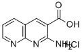 CAS 登录号：578007-68-8， 2-氨基-[1,8]萘啶-3-羧酸盐酸盐