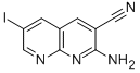 CAS 登录号：578007-69-9， 2-氨基-6-碘-[1,8]萘啶-3-甲腈