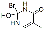 CAS#: 57908-04-0, trans-5-Bromo-6-hydroxy-5,6-dihydrothymine