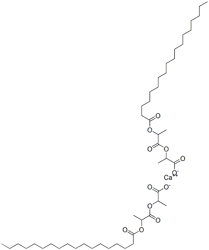 CAS 登录号:5793-94-2, 十八烷酸 2-(1-羧基乙氧基)-1-甲基-2-氧代乙基酯钙盐