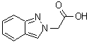 CAS 登录号：58037-05-1， 2H-吲唑-2-基乙酸