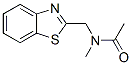CAS#: 58038-50-9, N-(2-Benzothiazolylmethyl)-N-Methyl-Acetamide