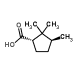 CAS 登录号：581094-59-9， (1S,3S)-2,2,3-三甲基环戊烷羧酸