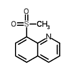 CAS 登录号：5825-42-3， 8-甲基磺酰基喹啉e