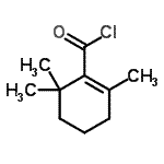 CAS 登录号：58254-14-1， 2,6,6-三甲基-1-环己烯-1-甲酰氯