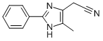 CAS 登录号：58261-91-9， (5-甲基-2-苯基-1H-咪唑-4-基)-乙腈