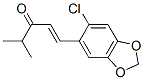CAS 登录号：58344-72-2， 1-[2-氯-4,5-(亚甲二氧基)苯基]-4-甲基-1-戊烯-3-酮