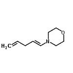 CAS 登录号：58369-83-8， 4-[(1E)-1,4-戊二烯-1-基]吗啉