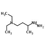 CAS 登录号：5844-34-8， N,N-二乙基-3-肼基-1-丁胺