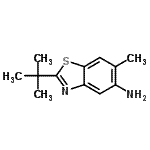 CAS 登录号：58460-30-3， 6-甲基-2-(2-甲基-2-丙基)-1,3-苯并噻唑-5-胺
