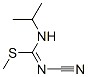 CAS#: 5848-27-1, N-(Isopropylamino)(Methylthio)Methylene-Cyanamide