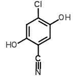 CAS 登录号：58543-90-1， 4-氯-2,5-二羟基苯甲腈