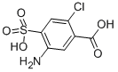 CAS#: 5855-78-7, 5-Amino-2-chloro-4-sulfobenzoic acid