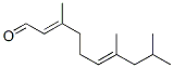 CAS 登录号：58605-97-3， 3,7,9-三甲基-2,6-癸二烯醛