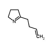 CAS 登录号：586347-04-8， 5-(3-丁烯-1-基)-3,4-二氢-2H-吡咯