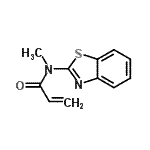 CAS 登录号：58663-58-4， N-(1,3-苯并噻唑-2-基)-N-甲基丙烯酰胺