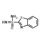 CAS 登录号：58670-62-5， 1,3-苯并噻唑-2-亚氨代磺酰胺